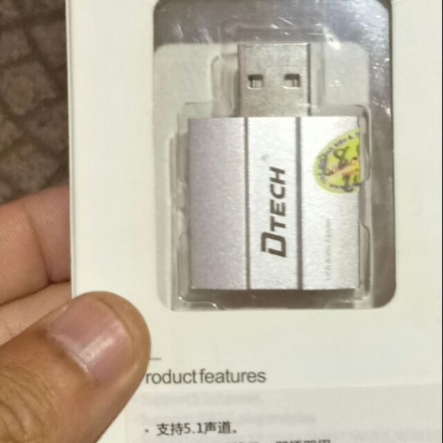 USB âm thanh - USB sound Dtech DT-6006-JL