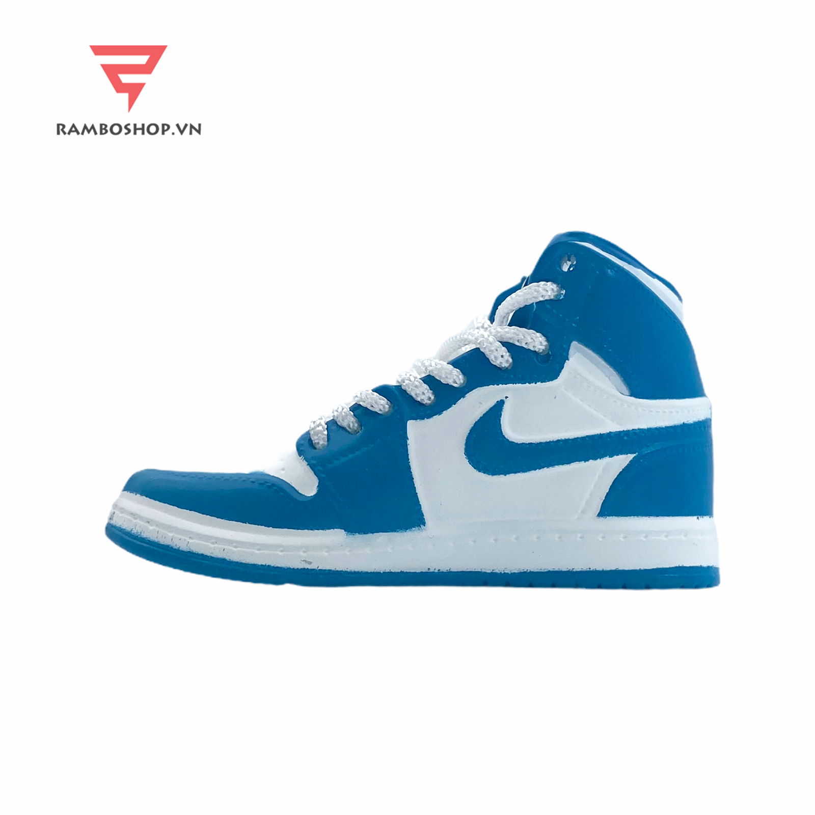 Móc khóa giày Jordan 1 Retro UNC tỉ lệ 1:6 J21