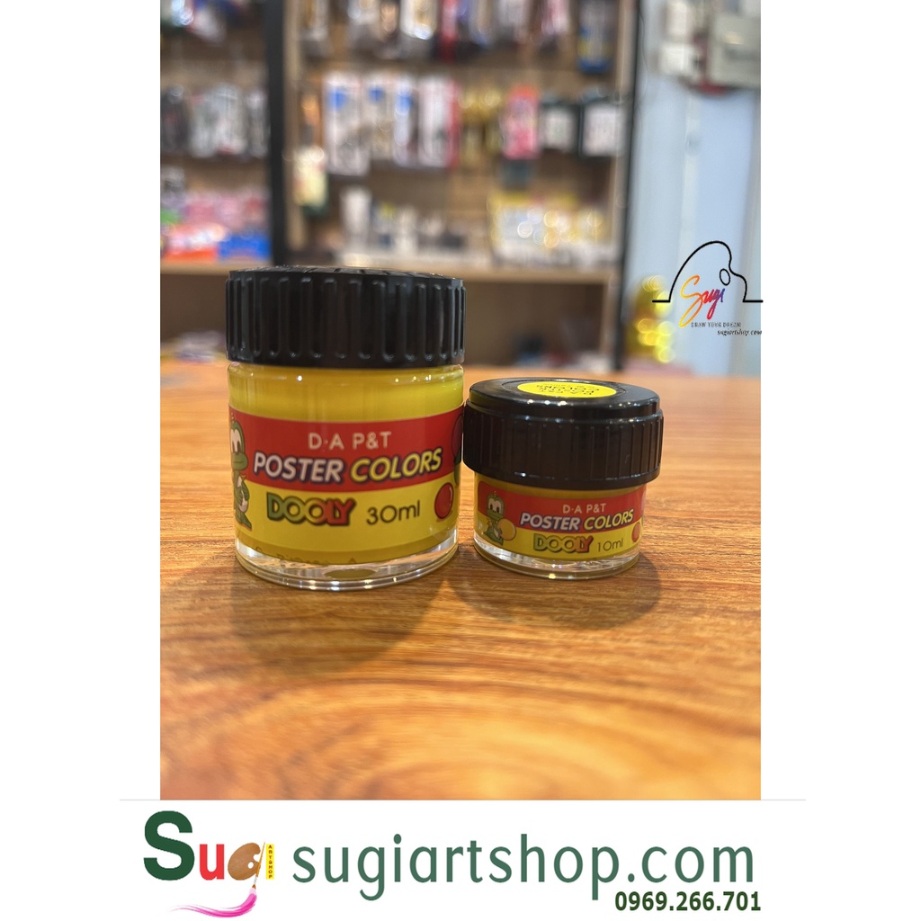 Màu Dooly, Màu Poster Dooly 10ml / 30ml bán lẻ- [ Sugi Art Shop ]