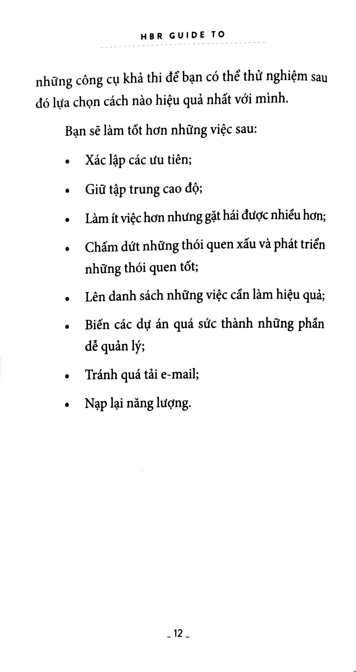 Sách - HBR Guide To - Làm đúng việc