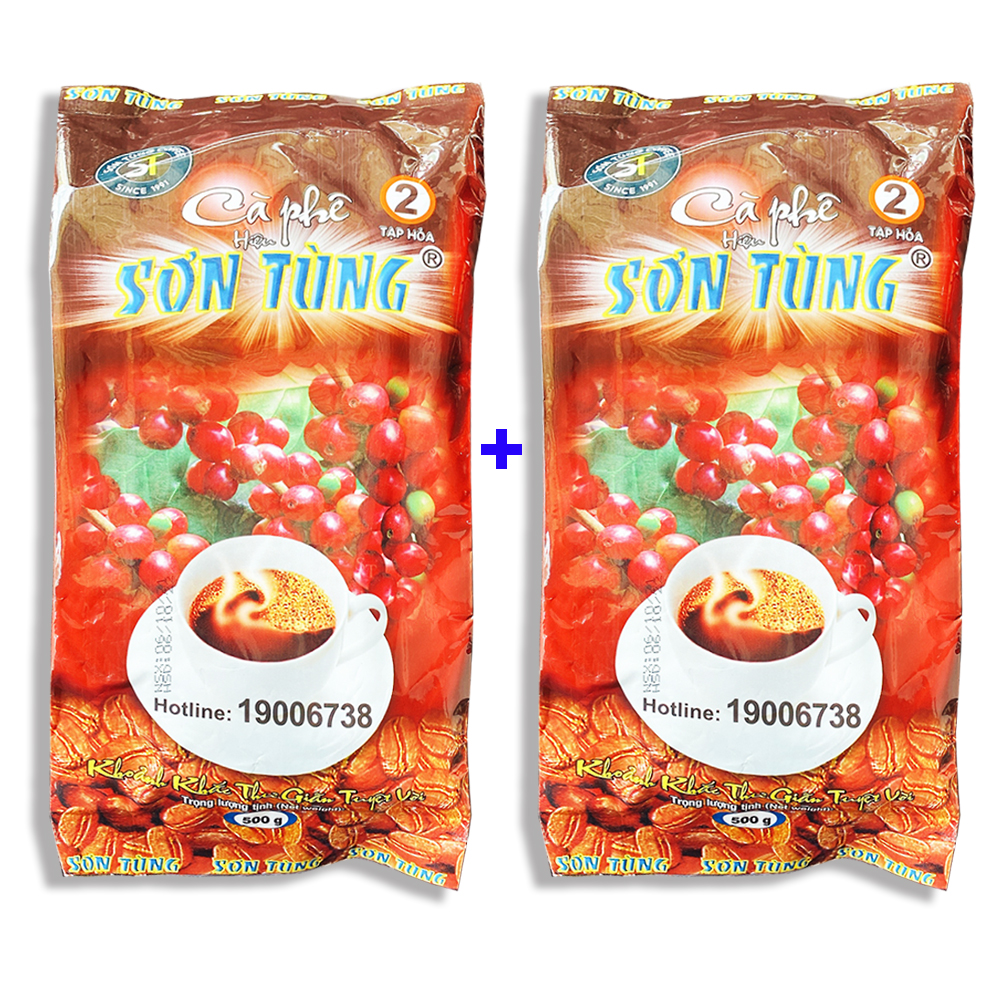 Combo 2 bịch cà phê Sơn Tùng 2 hoặc Combo 2 bịch cà phê chồn Xanh Cà phê pha rang xay pha Phin truyền thống thượng hạng Có nhiều lựa chọn khi thanh toán.