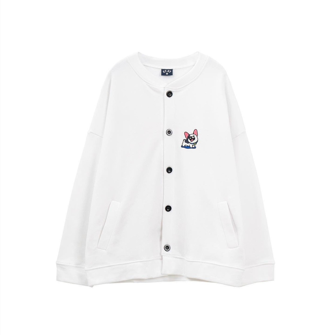 [HCM]ÁO KHOÁC NỮ CÀI NÚT PHỐI VẢI THUN COTTON MỀM MỊN TP