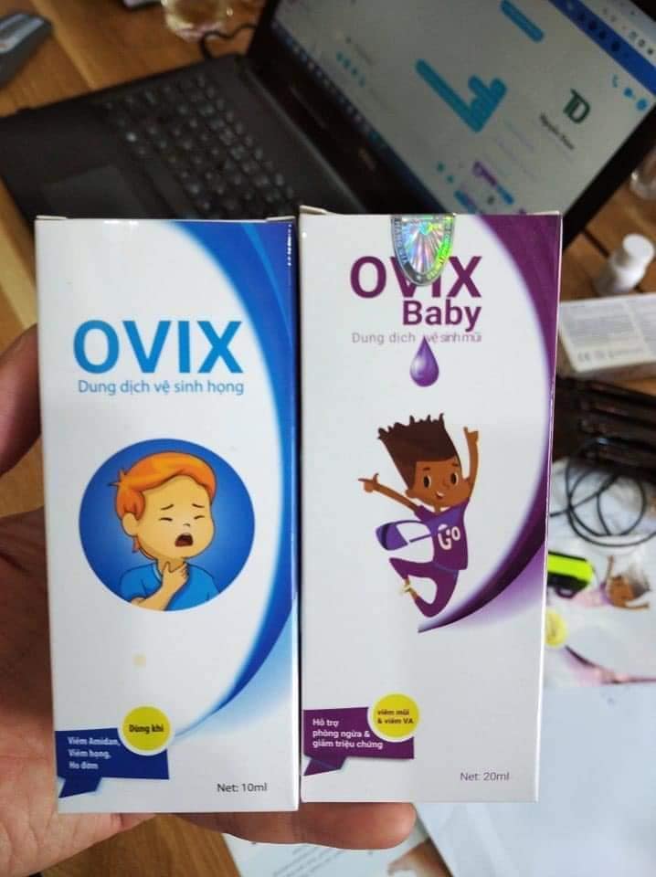 Dung dịch vệ sinh họng Ovix 20ml