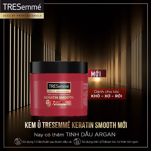 Kem Ủ Tóc Tresemme 180ml Nuôi Dưỡng Tóc Chuyên Sâu Phục Hồi Hư Tổn Giúp Tóc Vào Nếp Mượt Mà Đẹp CHuẩn Salon