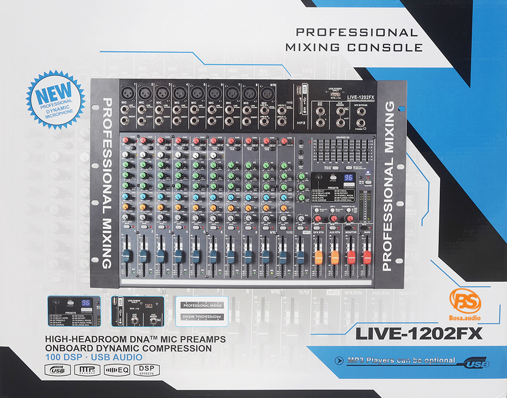 [HCM]Mixer Bosa 1202FX