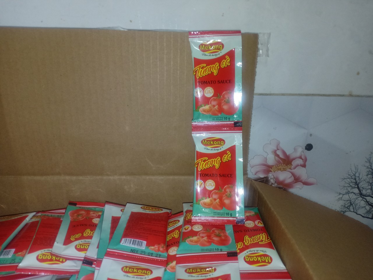 [HCM]THÙNG 800 GÓI TƯƠNG CÀ MEKONG