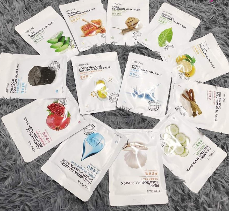 [ ĐỦ LOẠI ] Mặt Nạ Lebelage Solution Mask Pack Hàn Quốc 25g