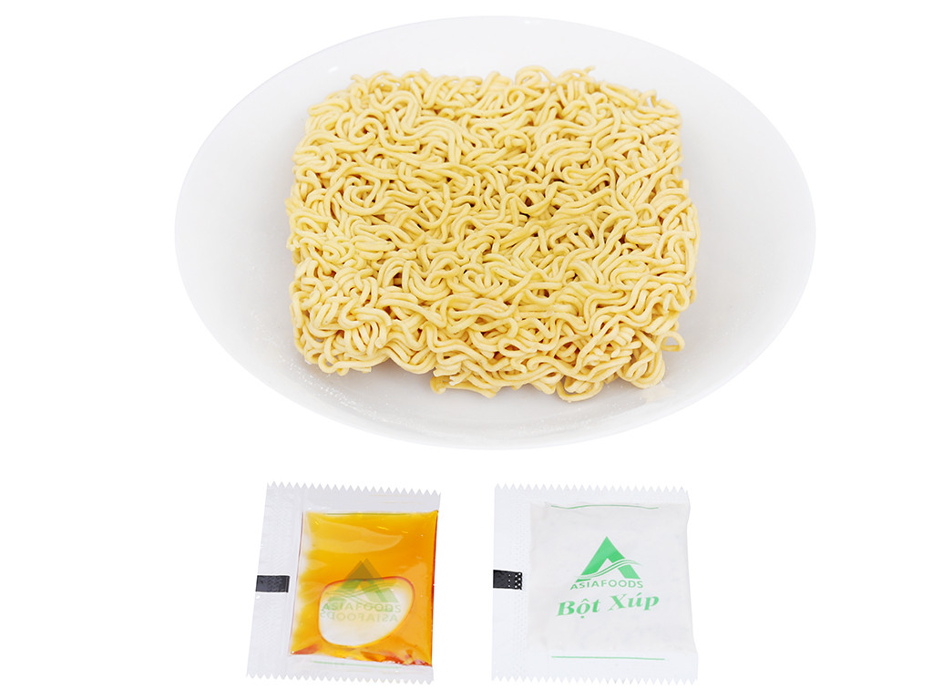 (HSD T2-2024) Thùng 30 Gói Mì Gấu Đỏ Chay Rau Nấm 62g.