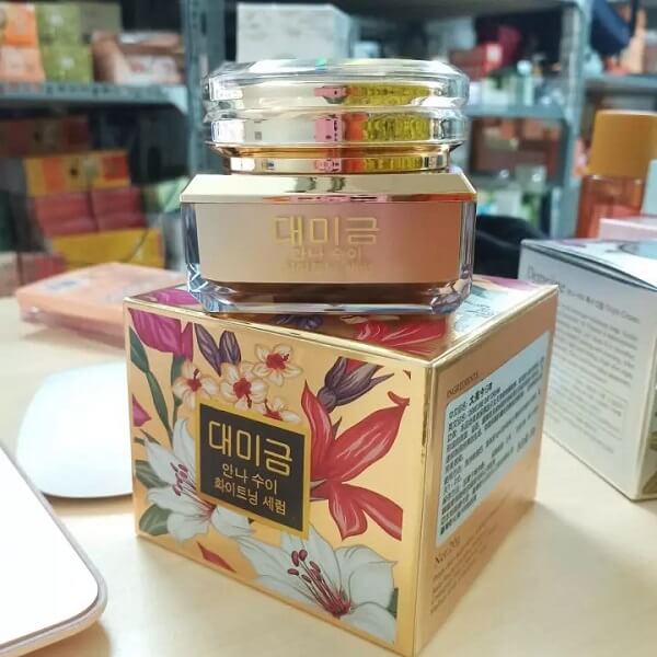 Combo 2 Hộp Kem Face - Demejine  DN Hàn Quốc- dưỡng trắng da,hết mụn nám tàn nhang+ Tặng nước hoa