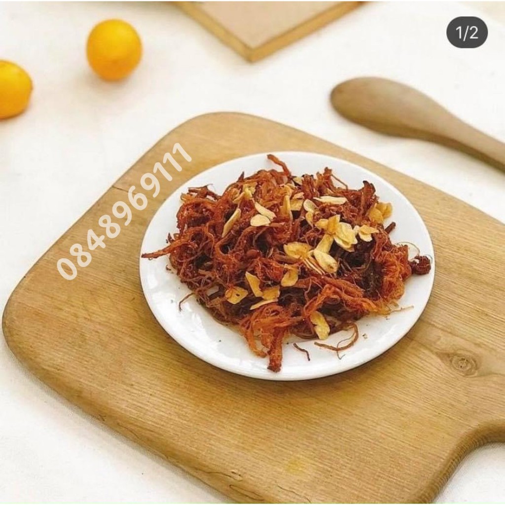 500G Heo Khô Cháy Tỏi Loại 1