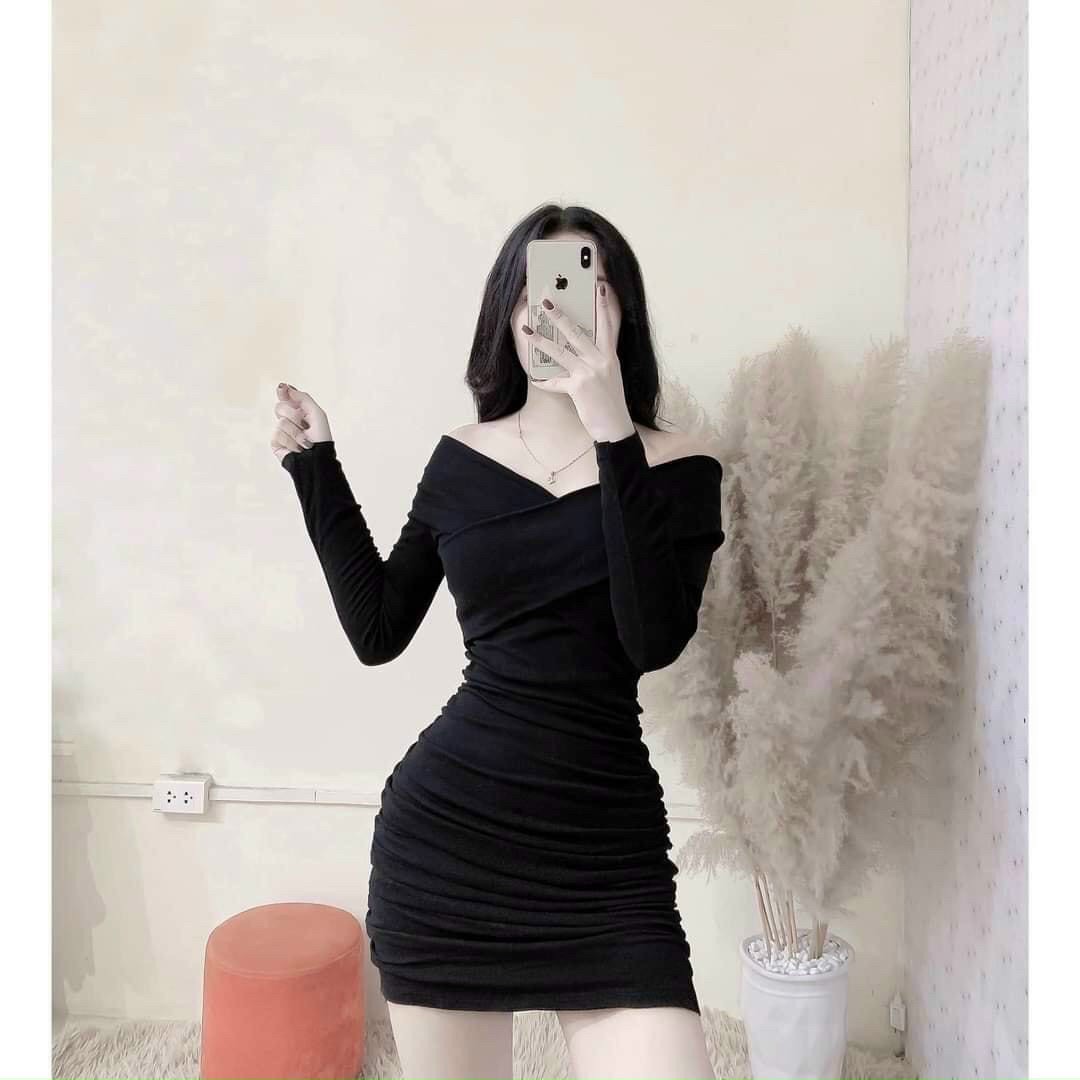 Đầm nữ, đầm body trễ vay tay dài
