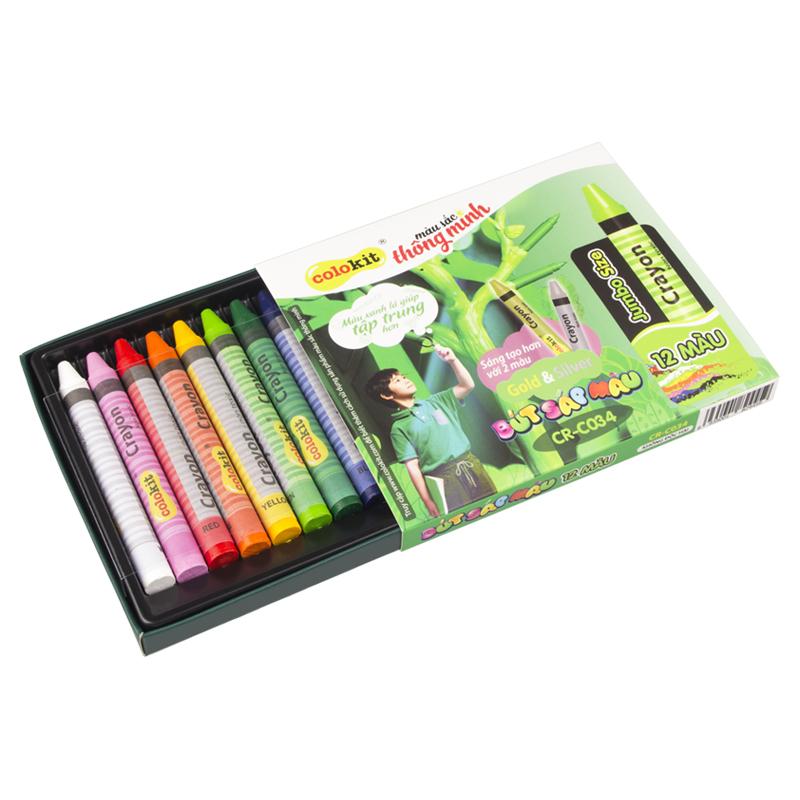 Bút sáp màu jumbo colokit cr-c034