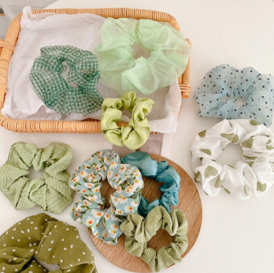 Scrunchies Buộc Tóc Xinh Xắn Cho Nữ