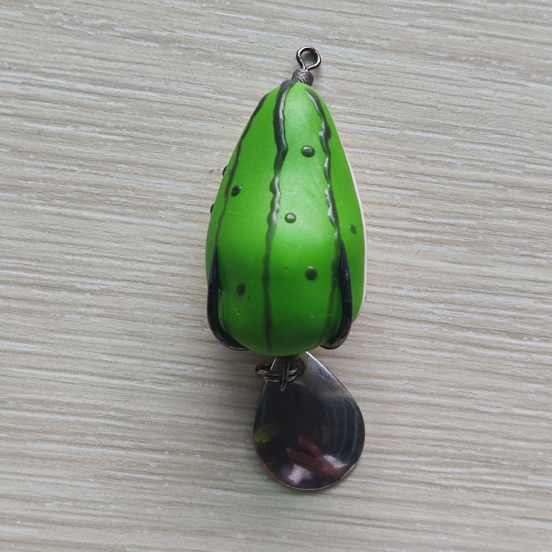 Mồi lure nhái hơi - Dưa hấu bụng đỏ, vàng
