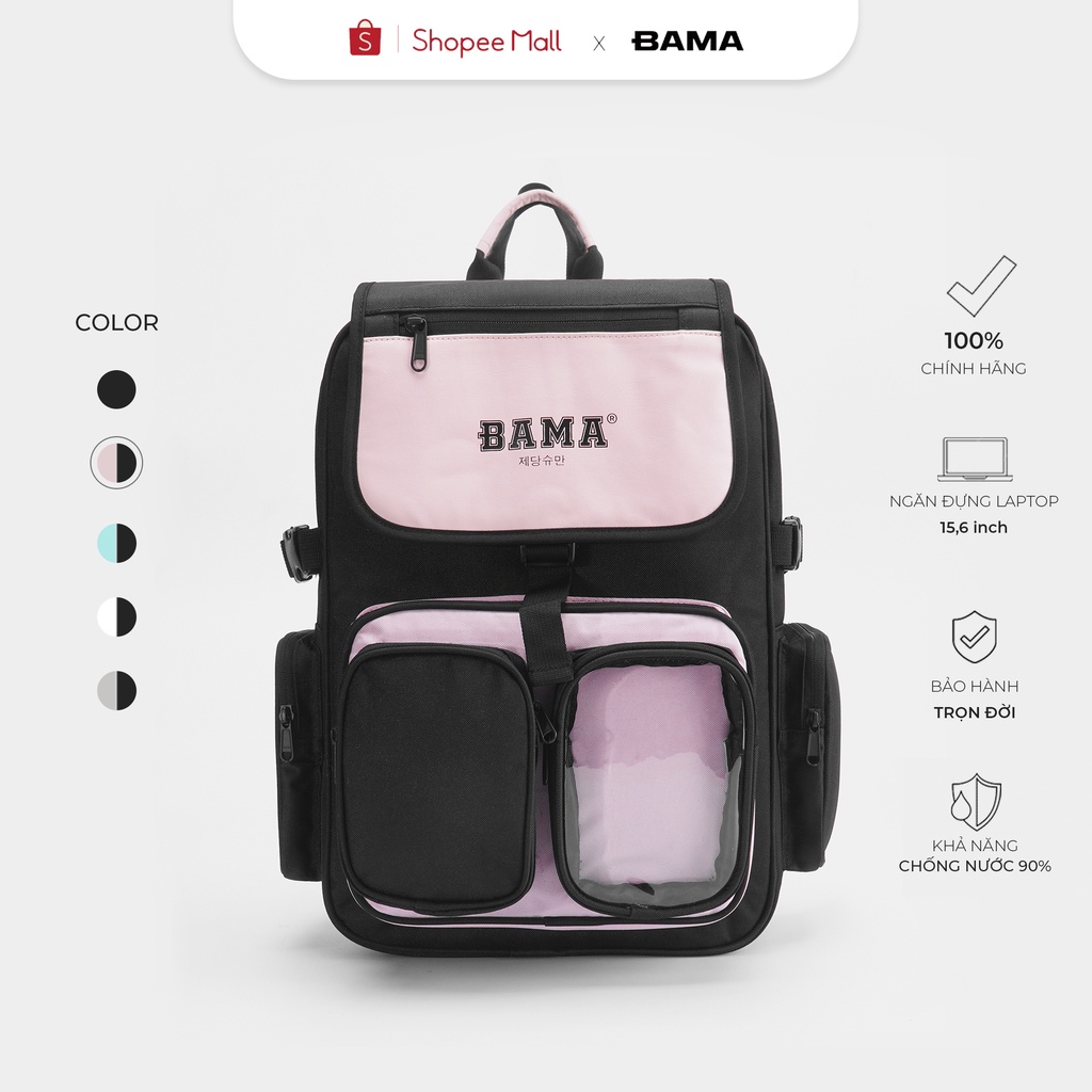 (1-1) Balo BAMA BASIC BACKPACK SS2 balo đi học đi chơi nam nữ