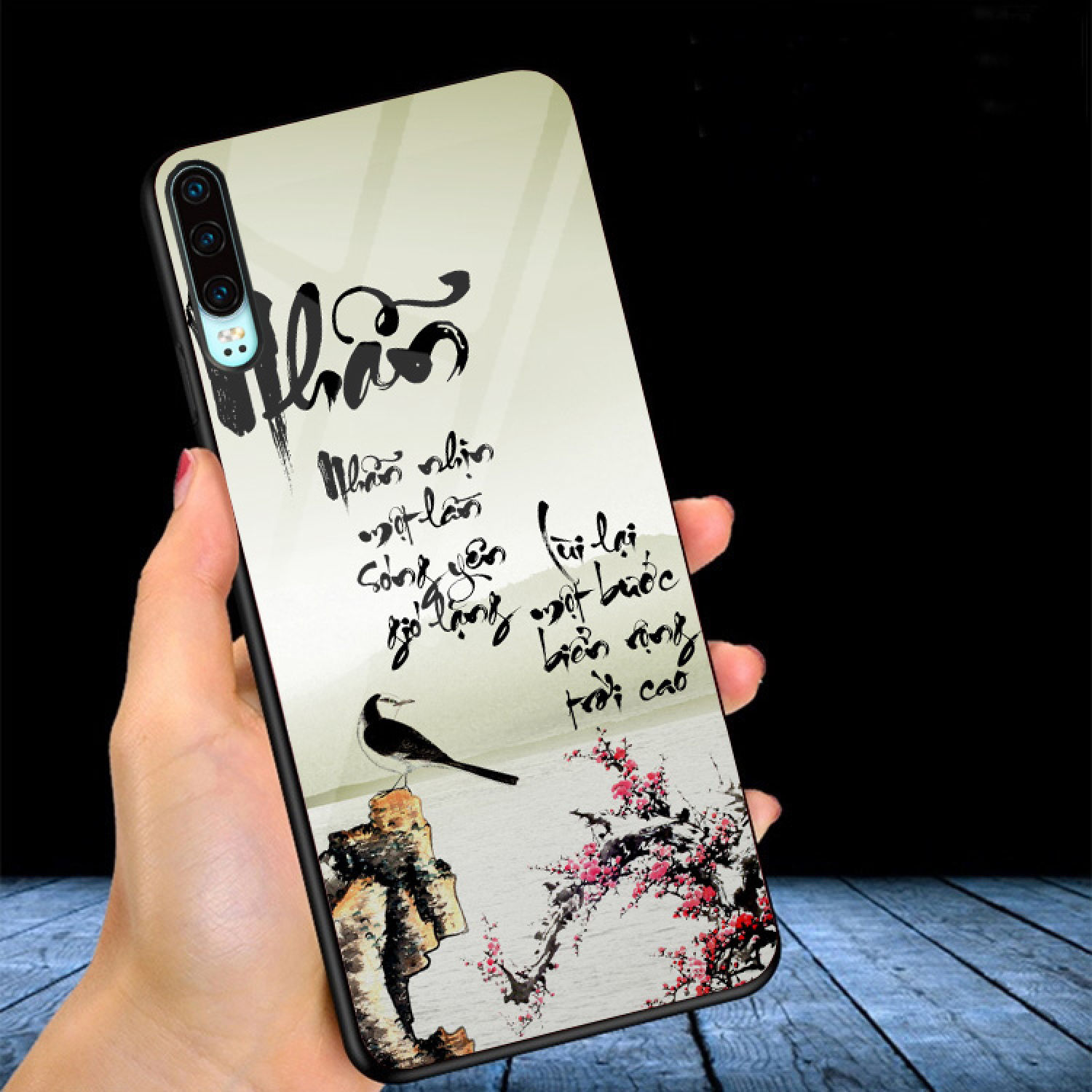 Ốp Lưng HUAWEI P30 mặt kính gương bóng