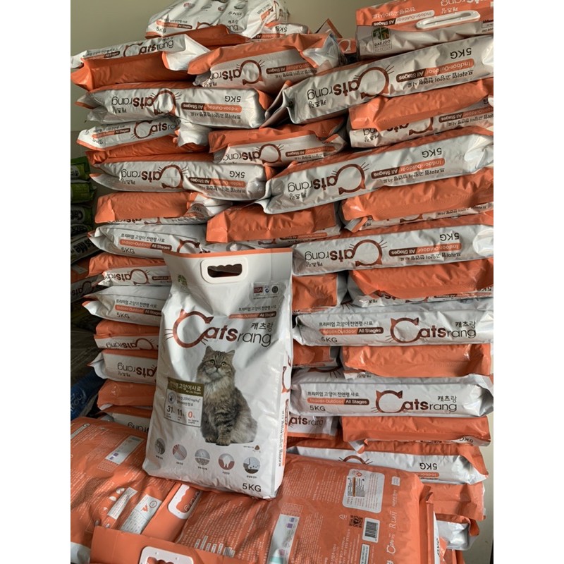 Thức Ăn Hạt Cho Mèo Catsrang Dành Cho Mọi Lứa Tuổi Bao 5Kg
