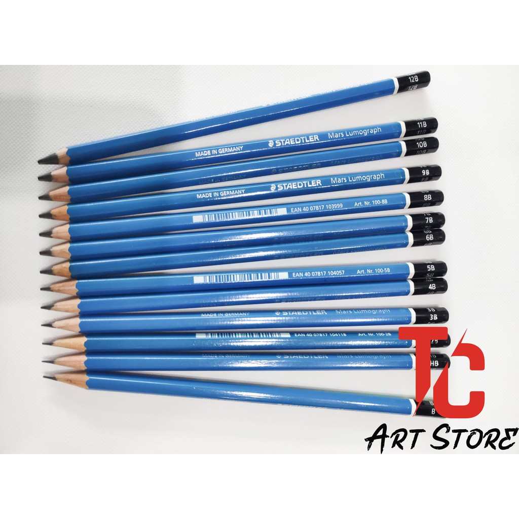 Chì Phác Thảo Staedtler Size Hb Đến 12B