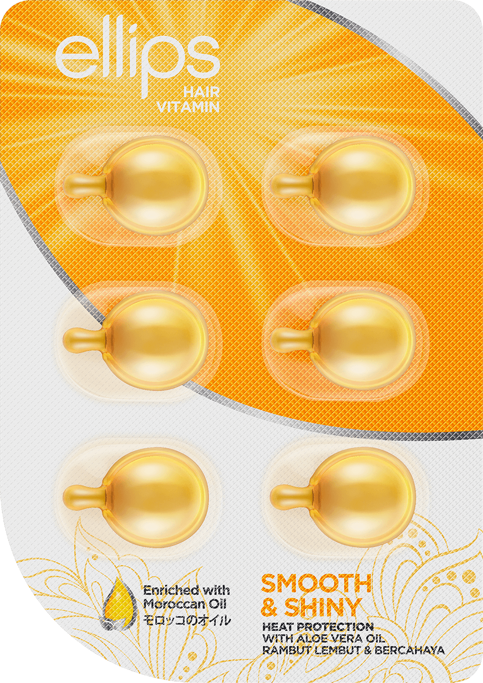 Ellips - Viên serum dưỡng tóc - tóc đẹp ngay trong 1 phút... (vỉ 6 viên)