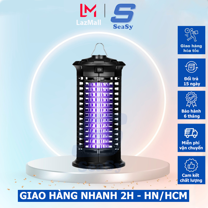 Đèn bắt muỗi, diệt côn trùng chuyên dụng SeaSy SS68 thiết kế tích hợp đèn
