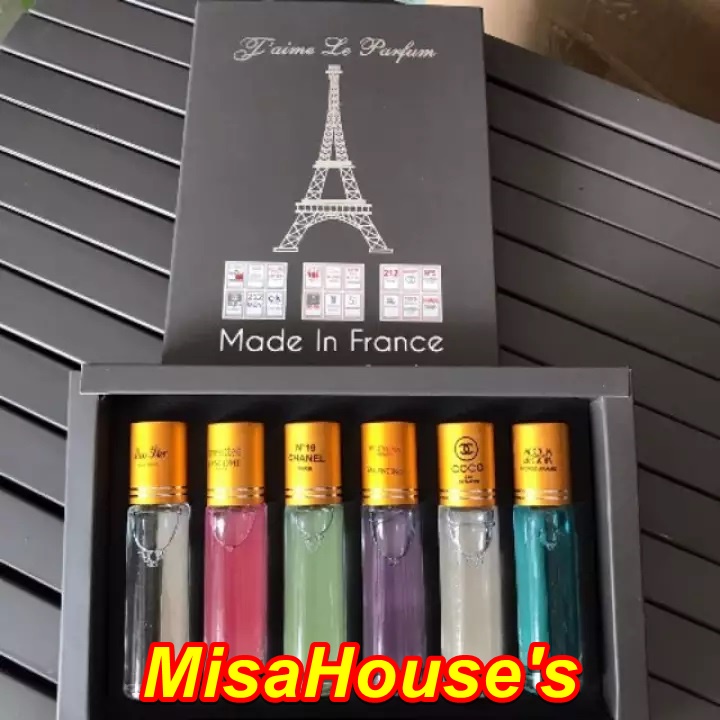 Set 6 Chai Nước Hoa Phap Dạng Lăn - 20ml/chai