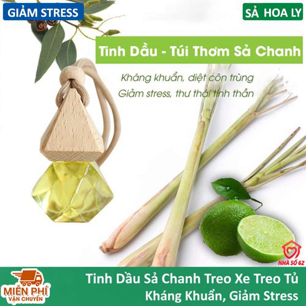 Tinh Dầu Sả Chanh Treo Xe 10 ML