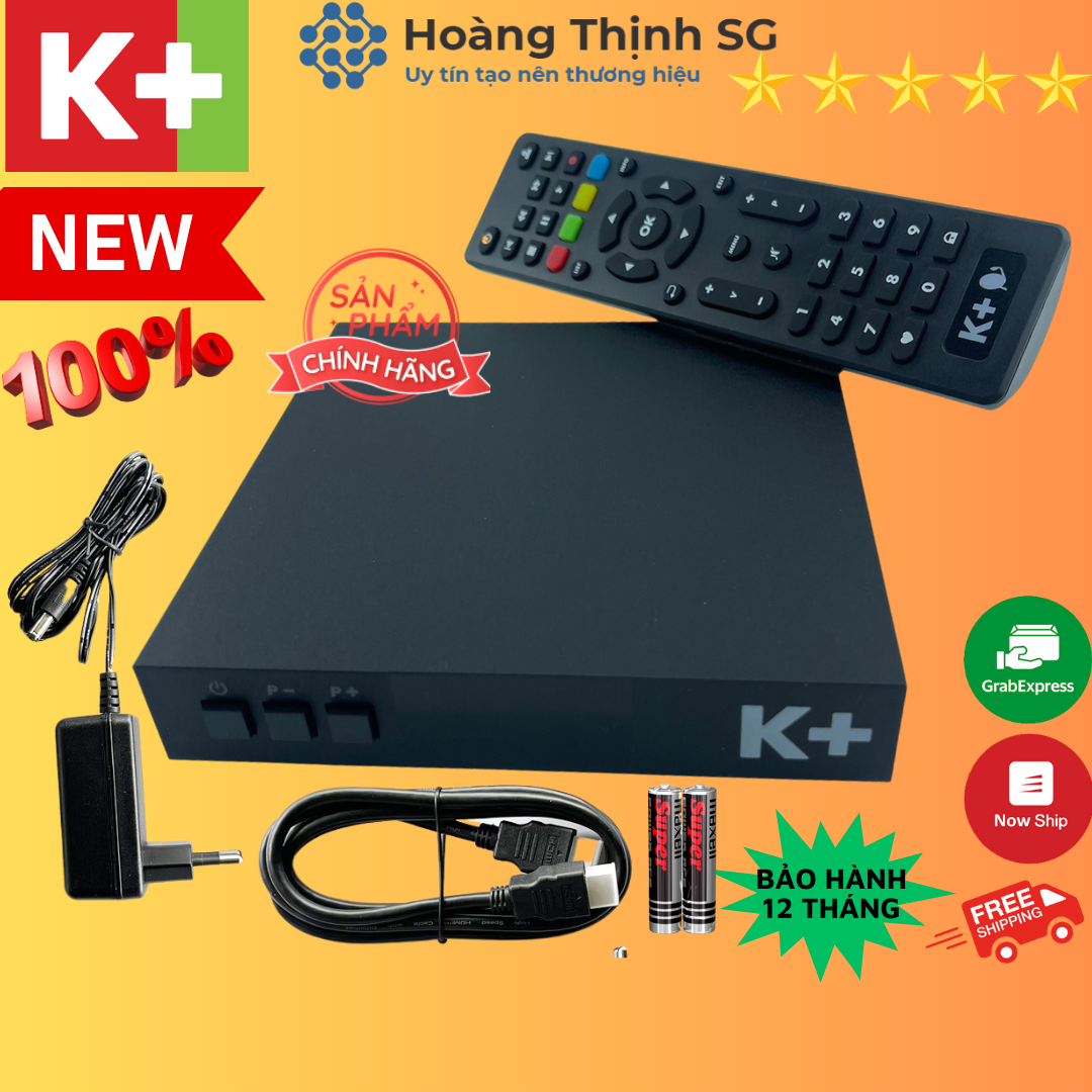 Đầu K+ Full HD, truyền hình vệ tinh HD K+, chính hãng truyền hình K+