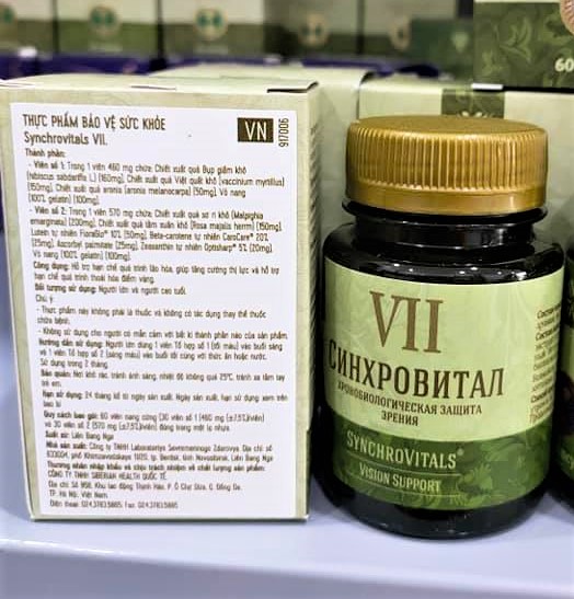 Synchrovital VII - Bảo vệ mắt