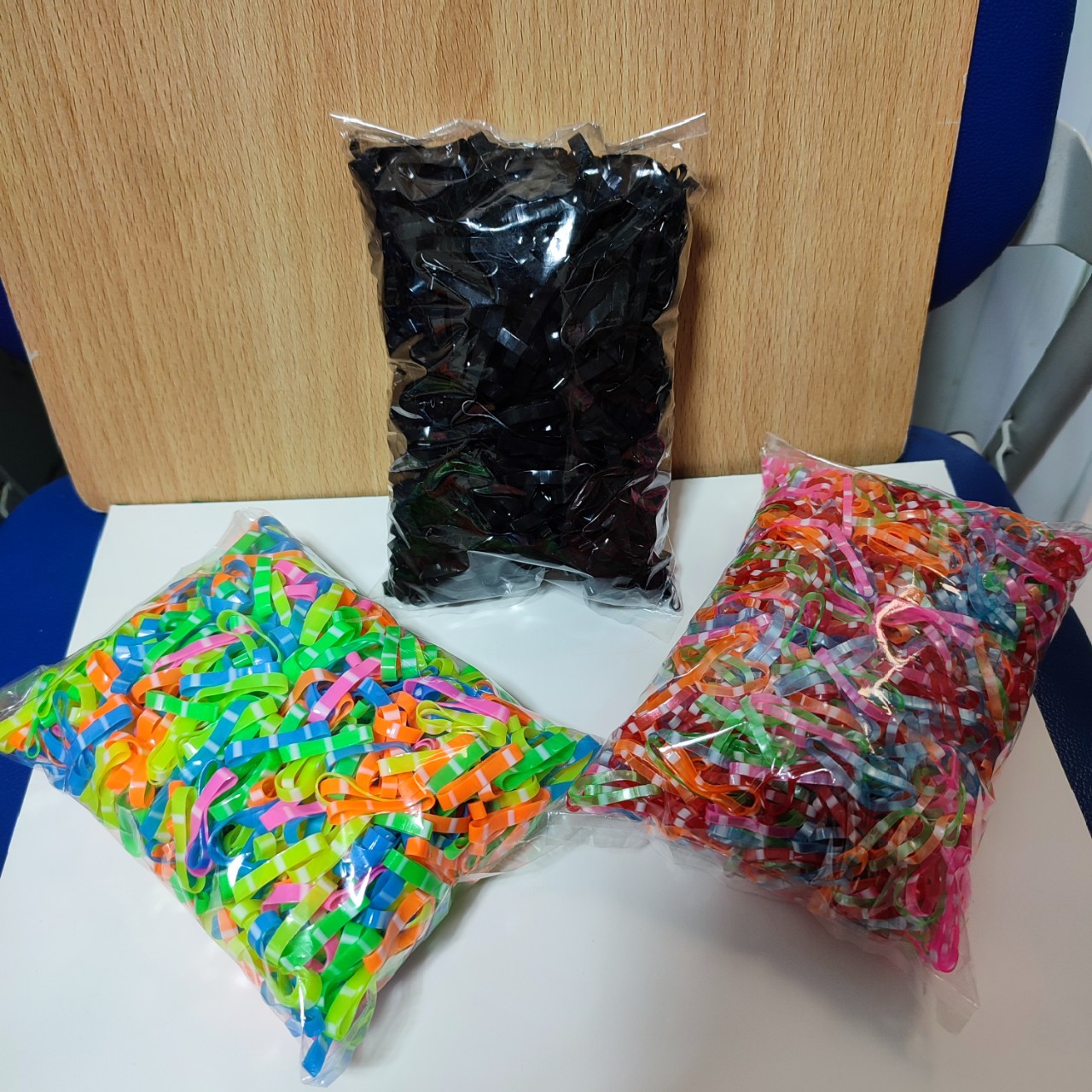 100gram thun ( chun ) cột tóc đủ màu