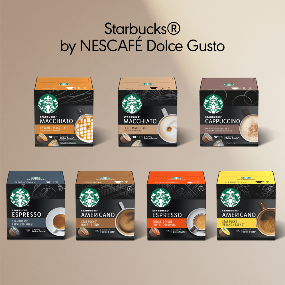 Starbucks® by NESCAFÉ® Dolce Gusto® - PACK 36 Capsules(LATTE-MACCHIATO) DATE 09/2024