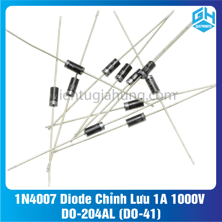 Combo 20 con 1N4007 Diode Chỉnh Lưu 1A 1000V DO-204AL (DO-41)