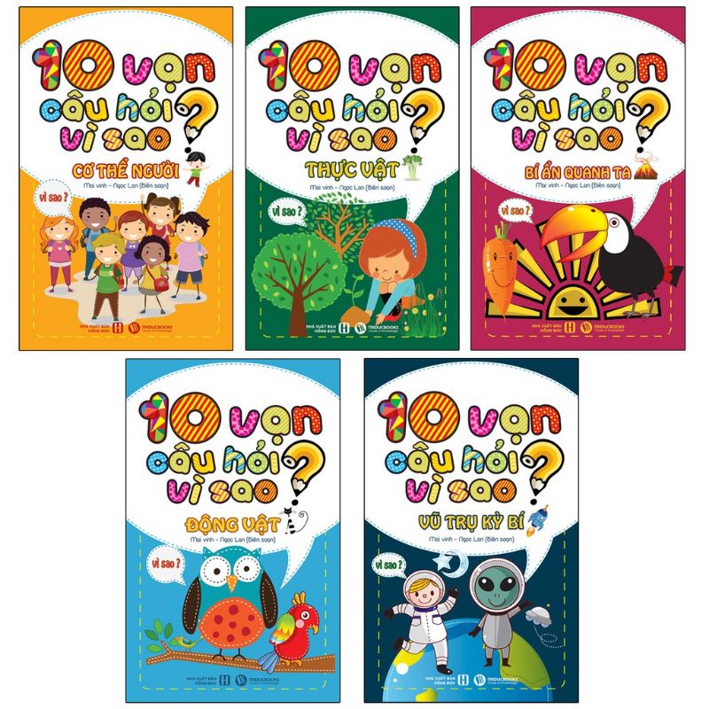 Combo 5c Mười Vạn câu hỏi vì sao