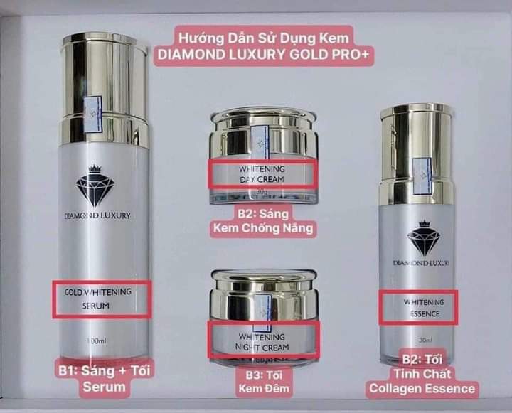 BỘ 4 DIAMOND LUXURY GOLD PRO +