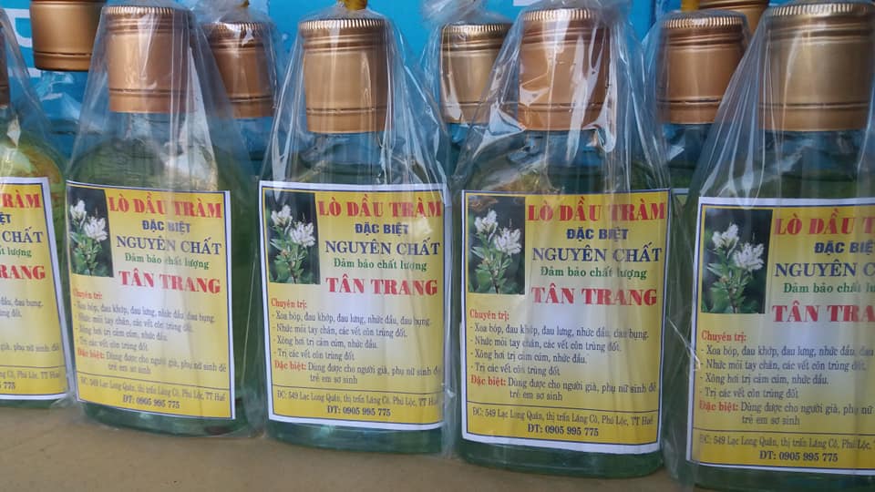 Dầu tràm Huế nhà nấu