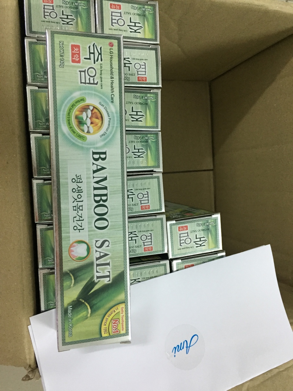 [HCM]Kem đánh răng muối tre Bamboo Salt 140g