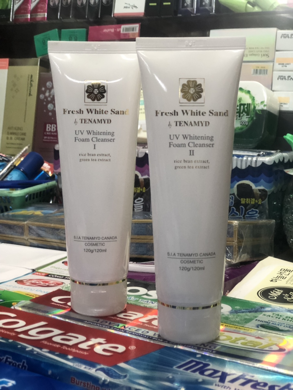 [HCM]SỮA RỬA MẶT TENAMYD CANADA FRESH WHITE SAND ( SỐ 1 & 2) 120g