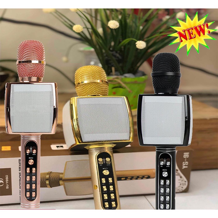 Micro karaoke bluetooth ys91. micro không dây, âm thanh cực chuẩn, độ bền cực cao, kiểu dáng cực đẹp. bảo hành 12 tháng