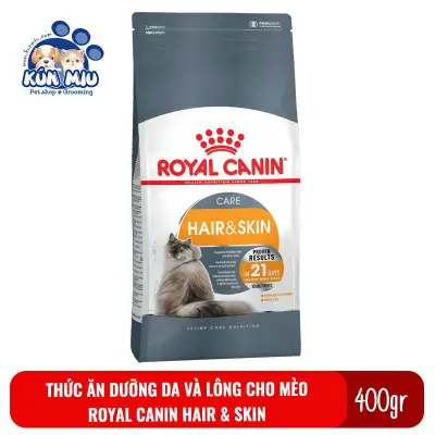 Thức ăn cho mèo giúp dưỡng da và lông Royal Canin Hair & Skin túi 400g