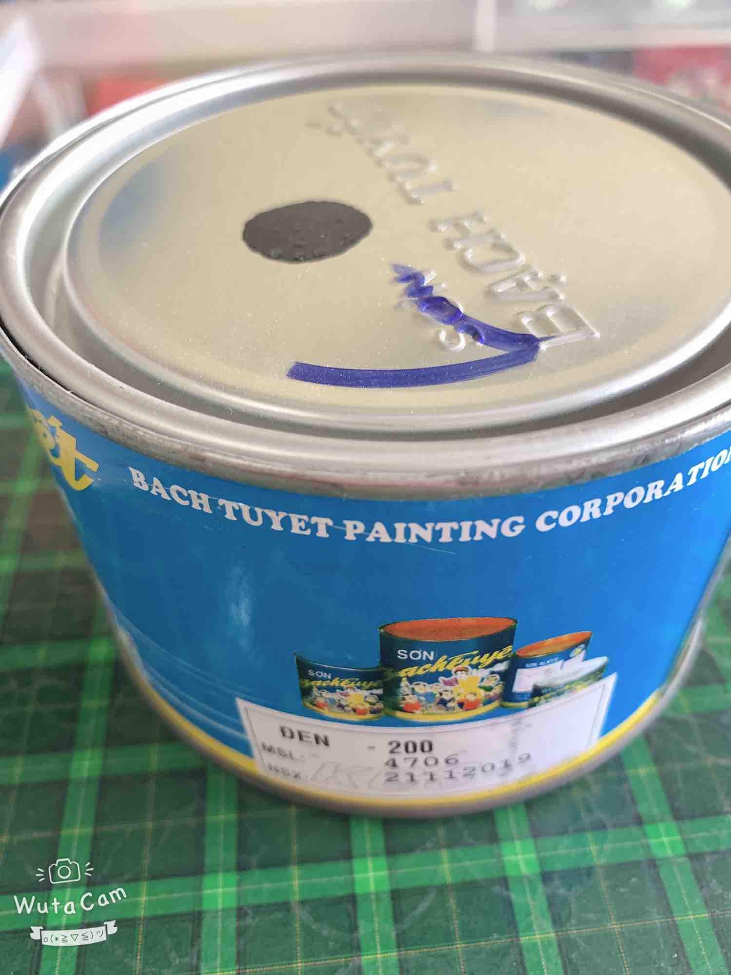 Sơn dầu Bạch Tuyết màu đen-200(Ankyd bóng 400gr)
