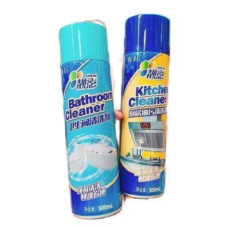 [HCM][ Bộ 2 Chai ] - Chai xịt tẩy đa năng Nhà tắm Bồn CầuBathroom cleaner siêu sạch + Chai xịt tạo bọt tẩy rửa nhà bếp đa năng Kitchen Cleaner 500ml