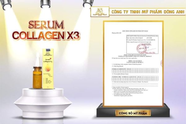 Serum Khử Nám, Mụn, Thâm Collagen X3 20ml
