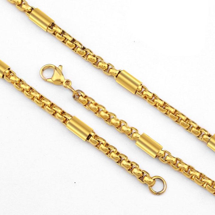 Vòng cổ nam mạ vàng 24k