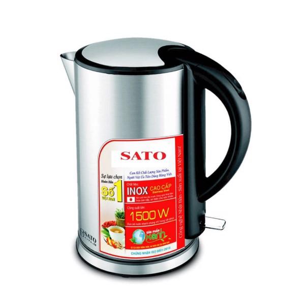 Ấm đun siêu tốc SATO ST-1801 INOX (1.8L)