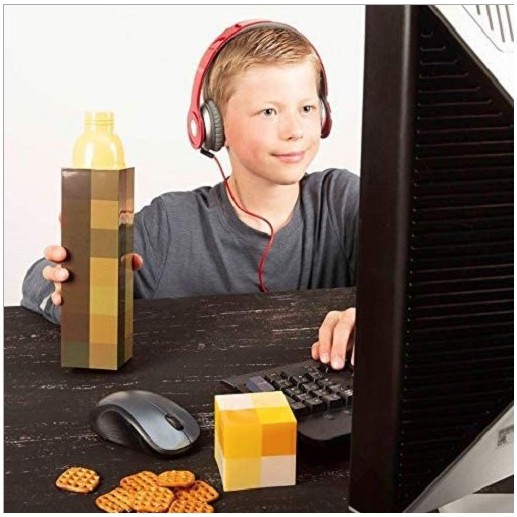 [HCM]Bình đựng nước hình đuốc trong game MINECRAFT cực độc lạ