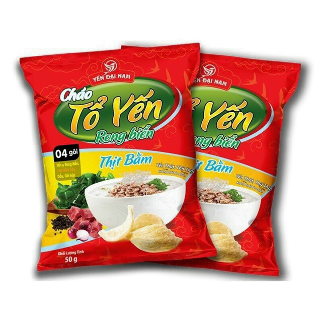 CHÁO TỔ YẾN RONG BIỂN THỊT BẰM