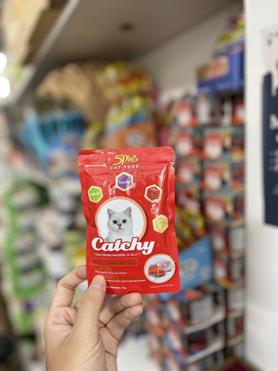Pate Catchy gói cho mèo 70g