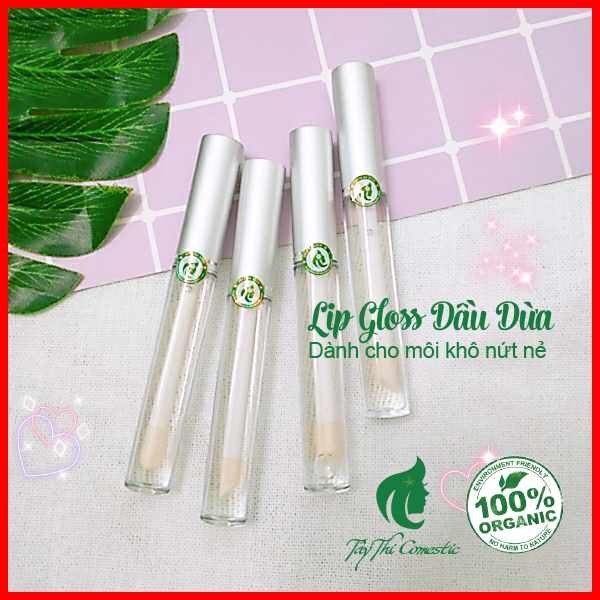 [HCM]Lip Gloss Dầu Dừa Dưỡng Môi