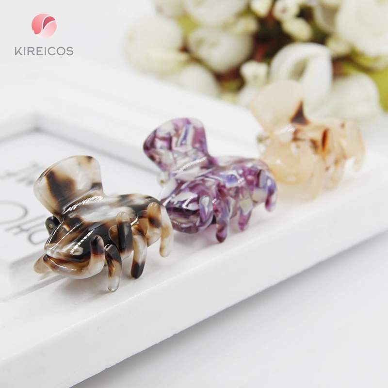 [HCM]Kẹp Tóc Gấp Tóc Cao Cấp Diano Vân Đá Sang Chảnh No 256 - Giao Màu Ngẫu Nhiên - kireicos