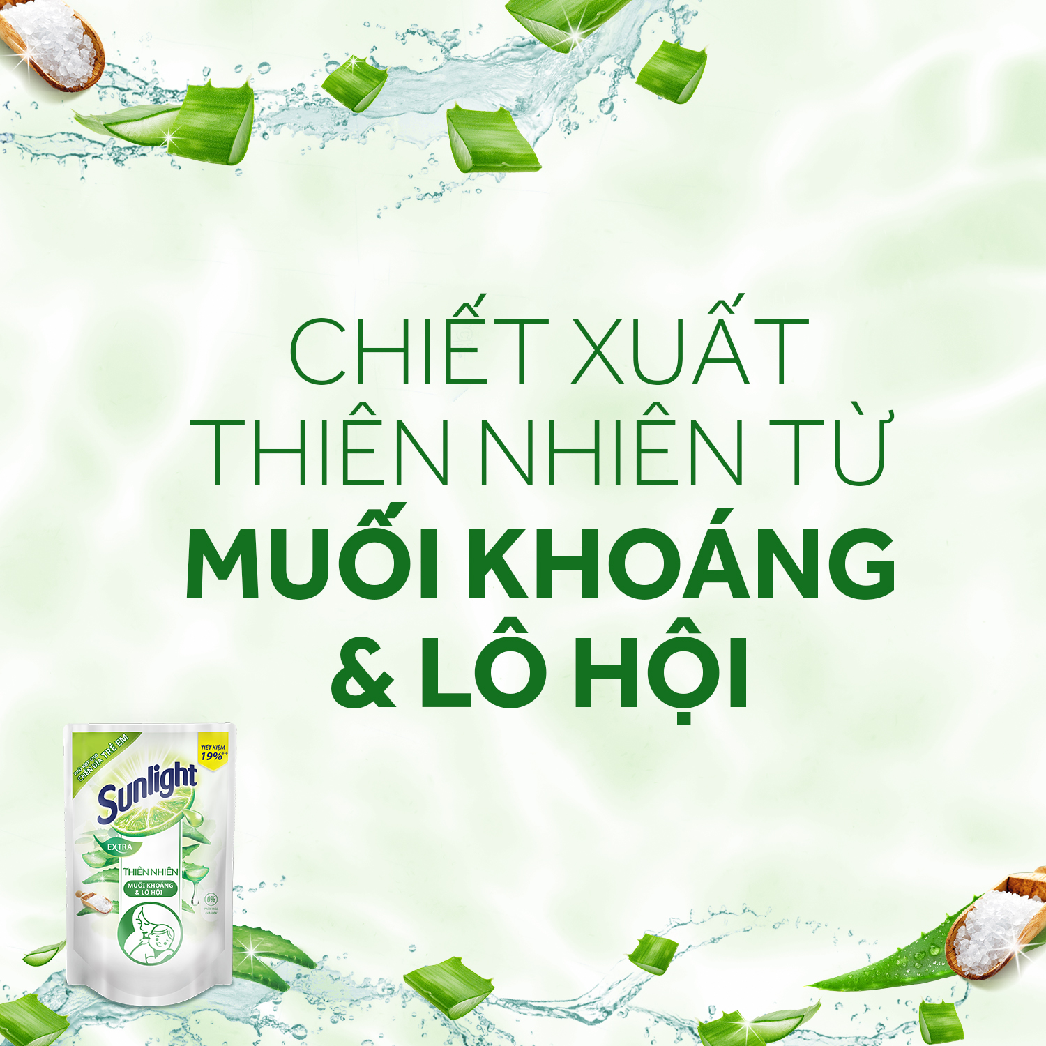 Nước Rửa chén,Rửa bát Sunlight thiên nhiên túi 750ml
