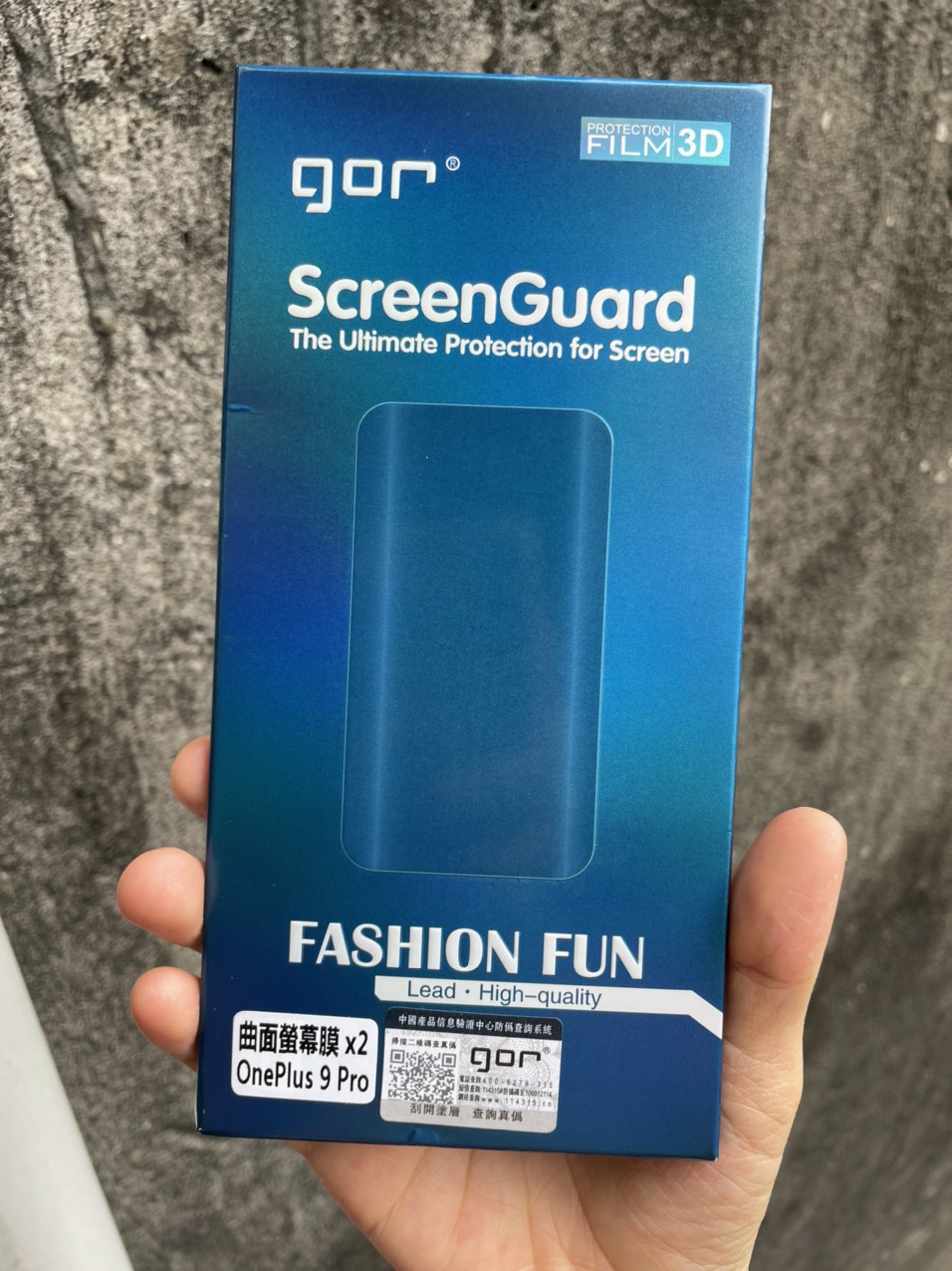 Bộ 2 miếng dán dẻo 3D Gor cho Oneplus 9 Pro  (2 Miếng Mặt Trước)
